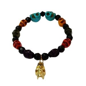 Skulls Beads Bracelet ( Unisex)